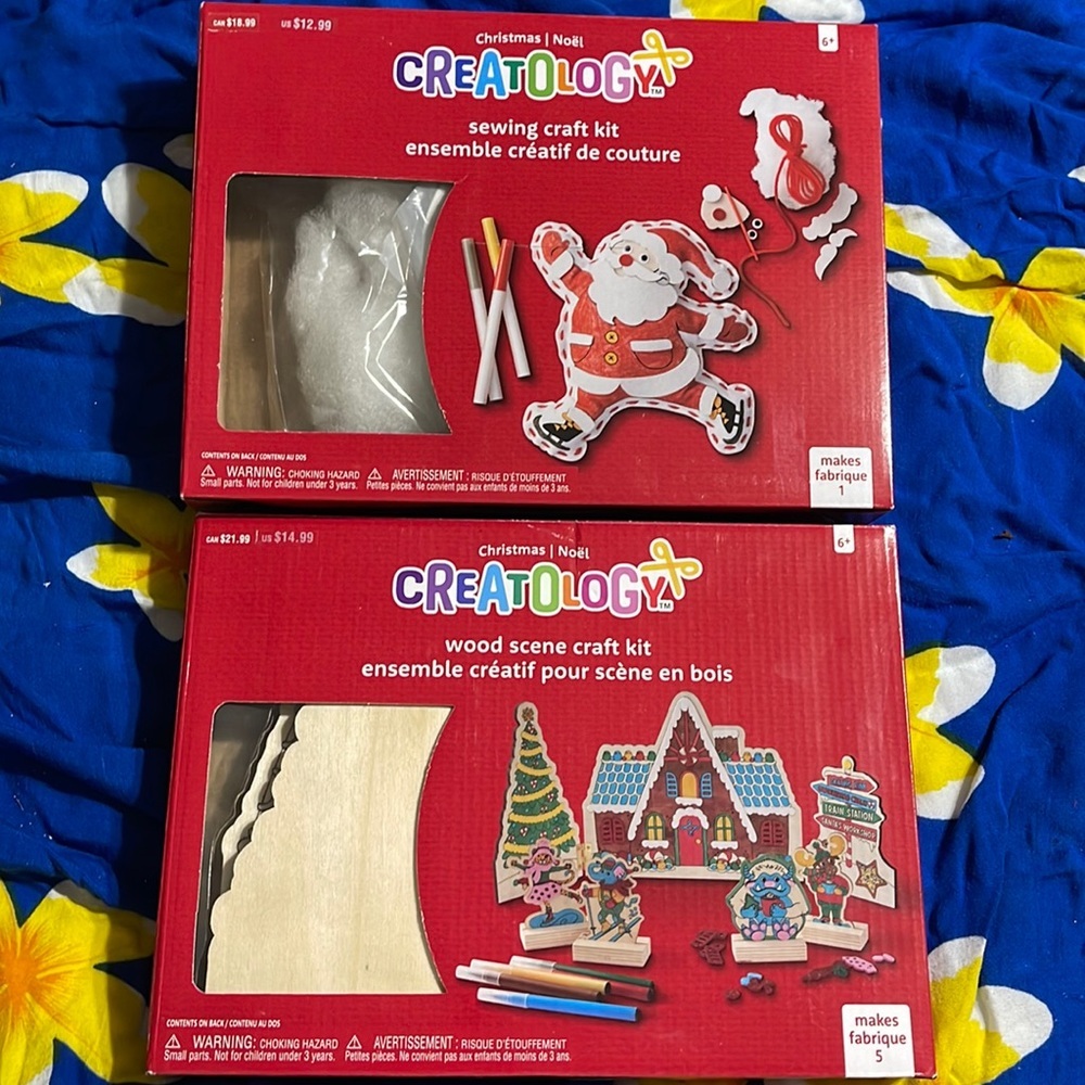 Set/2 new Christmas craft sets